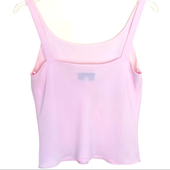 DANNY & NICOLE Soft Pink Corp Tank Top Size 8P - Picture 3 of 6